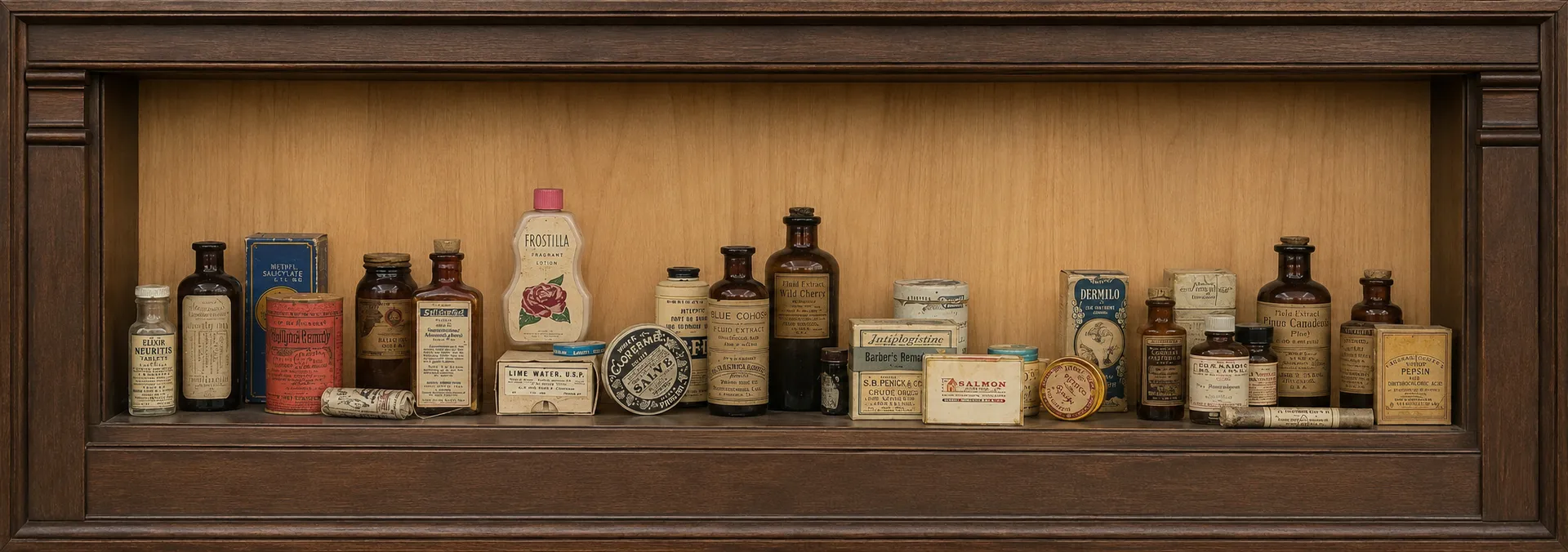 Vintage Pharmacy Bottles