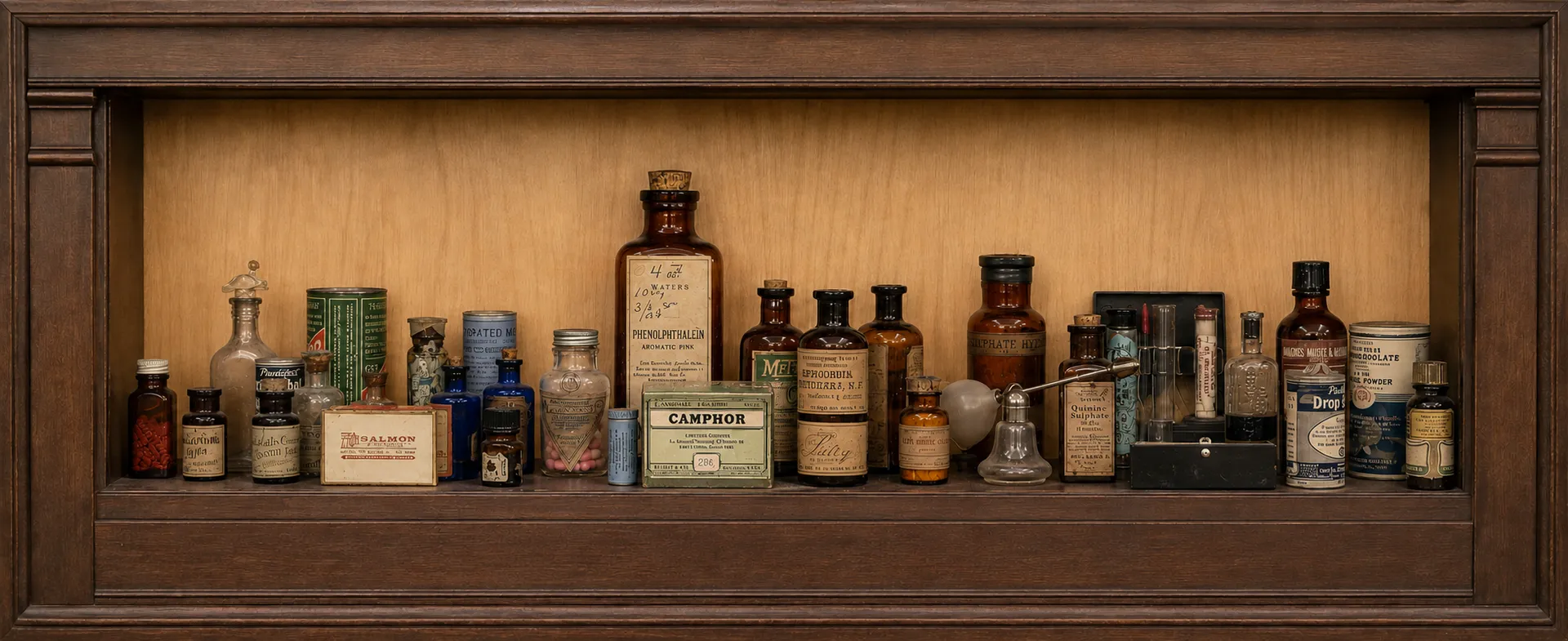 Vintage Pharmacy Bottles