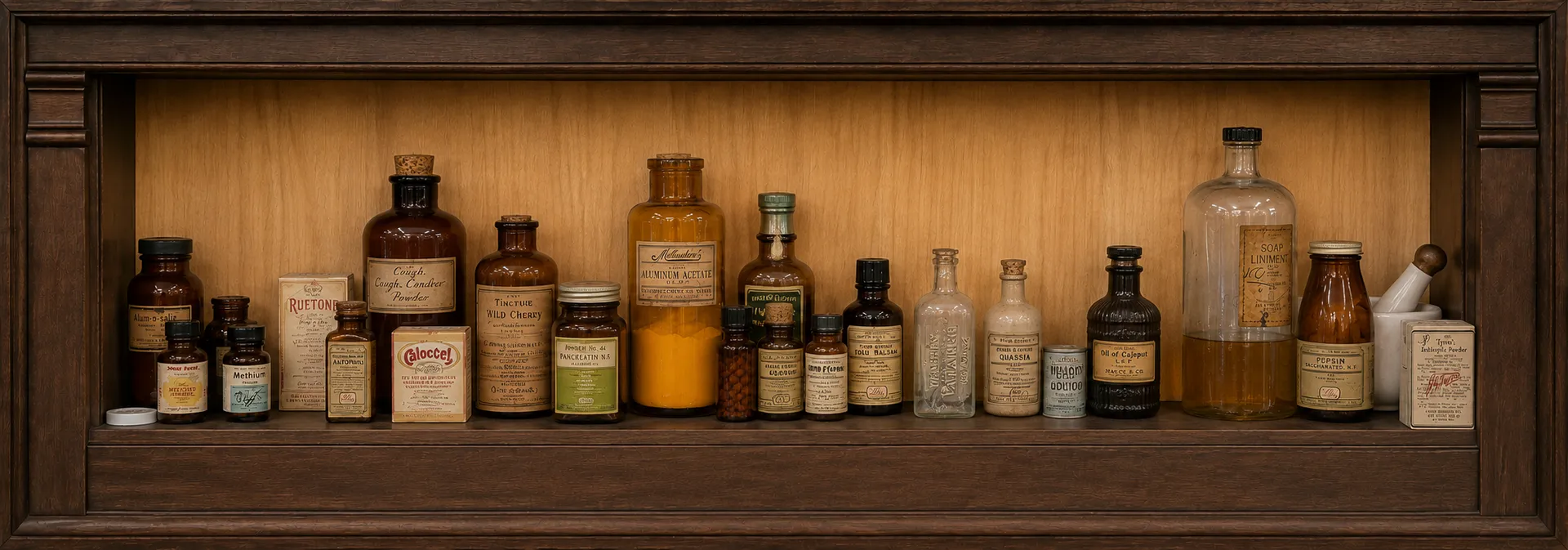 Vintage Pharmacy Bottles