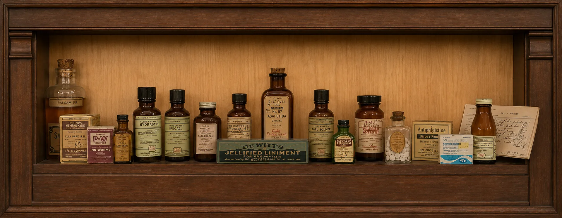 Vintage Pharmacy Bottles